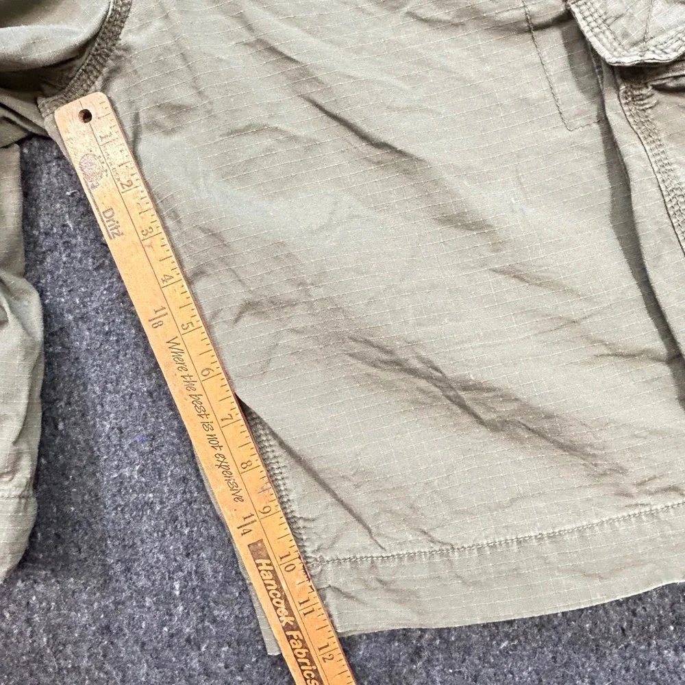 Polo Jeans Co Ralph Lauren Gorpcore Mens 40 Khaki Ripstop‎ Cargo Shorts Utility